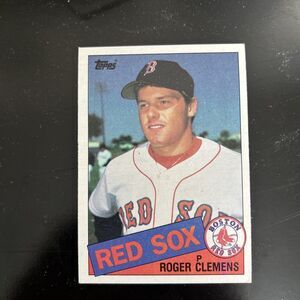 Roger Clemens Boston Red Sox 1985 Topps #181 (RC) Rookie Card